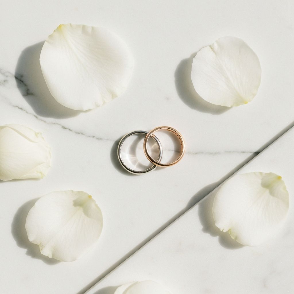Sydney and Bryan's wedding rings